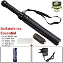High Power Self Defence Rechargeable zoomable Baton Torch