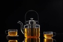 800ml Fashion Glass Tea Pot .
