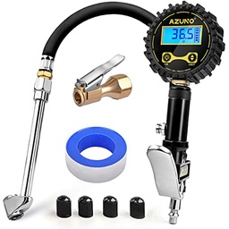 Bike Tire Inflator with Pressure Gauge