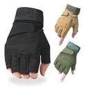 Outdoor Sports & Tactical Motorcycle Trekking Half Finger Gloves