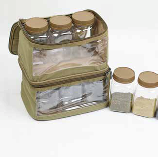Portable 12 Jar Spice Bag.