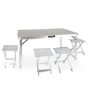 Aluminum Foldable Table four pieces chair