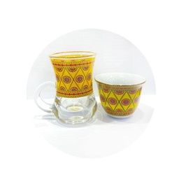 Arabic Coffee Cup Set, 12 Cups
