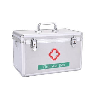 Portable Emergency Aluminum First Aid Box
