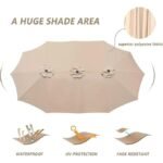 15ft Large Outdoor Double-Sided Umbrella HYB-005 - Image 4