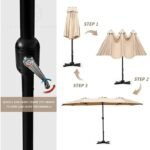 15ft Large Outdoor Double-Sided Umbrella HYB-005 - Image 5