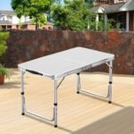 Aluminum Alloy Outdoor Folding Picnic Table